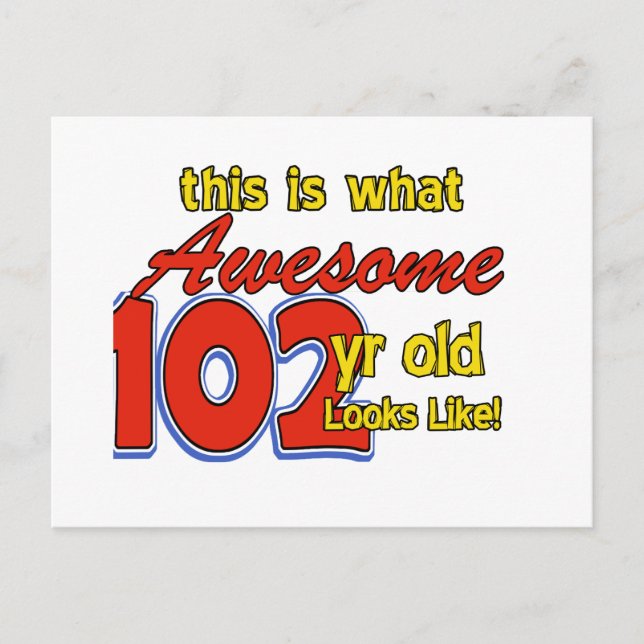 Carte Postale 102e année de design (Devant)