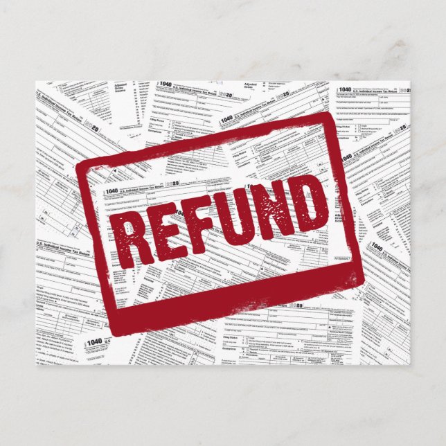 Carte Postale 1040 Formulaires fiscaux pour 2020 (Devant)