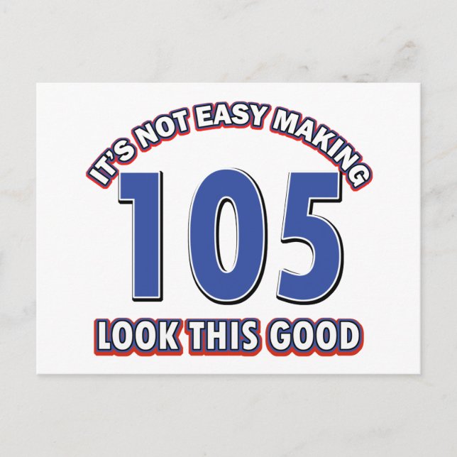 Carte Postale 105e anniversaire (Devant)