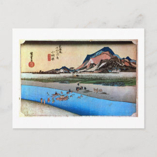 CARTE POSTALE 10. 小田原宿, 広重