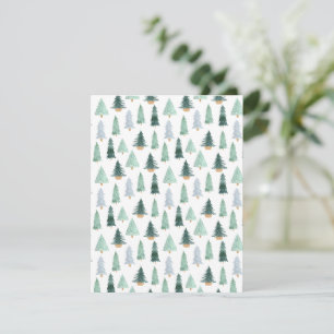 Carte postale (10,8 x 14 cm) - Christmas Trees