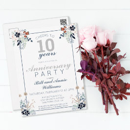 Carte Postale 10 ans de mariage Félicitations pour 10 ans