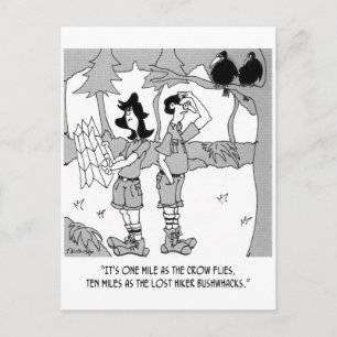 Carte Postale 10 Miles comme les pirates de Hiker