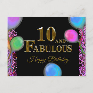 Carte Postale 10e anniversaire 
