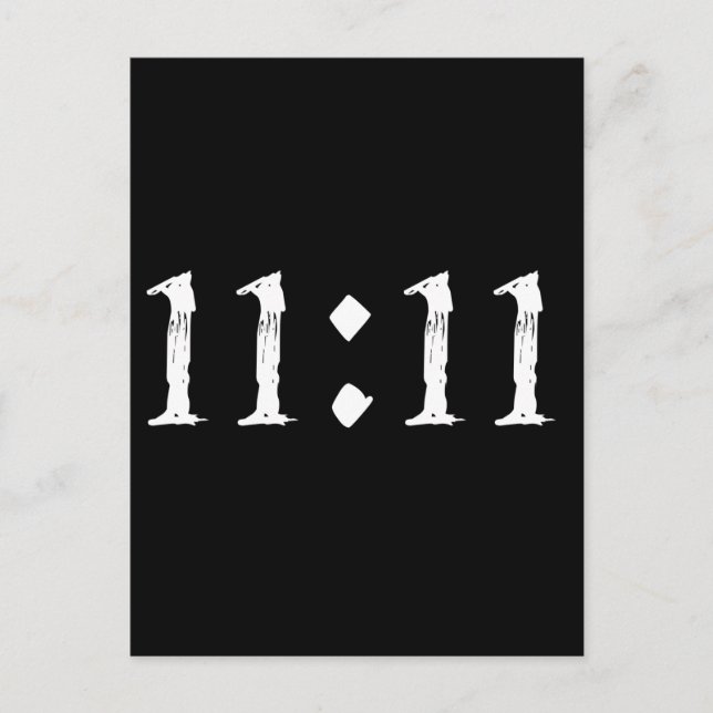 CARTE POSTALE 11:11 (Devant)