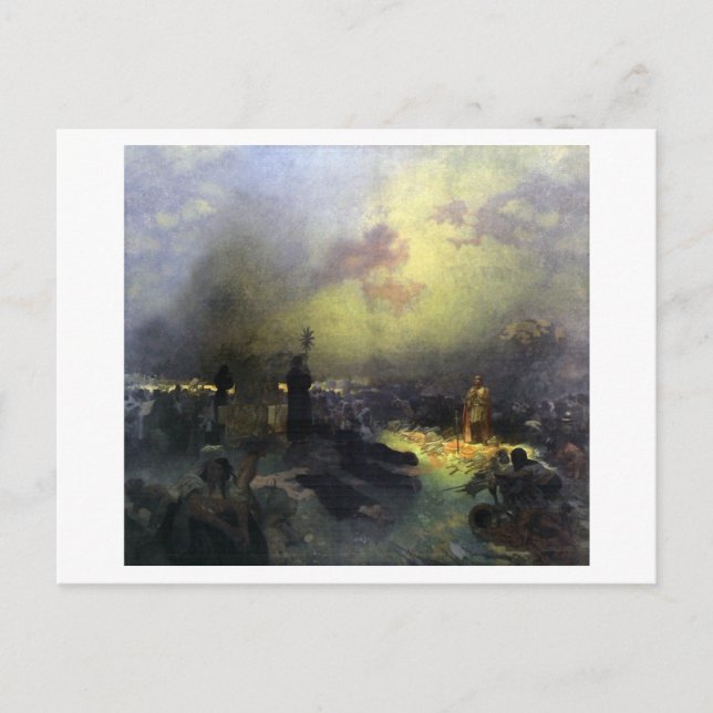 Carte Postale #11 Après la bataille de Vitkov Hill, Mucha (Devant)