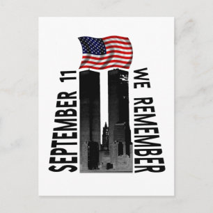 Carte Postale 11 septembre Nous nous souvenons de l'hommage comm
