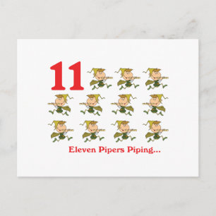 Carte Postale 12 jours 11 caniveaux de caniveau