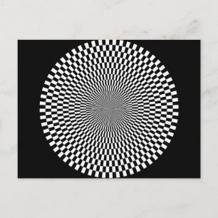 Carte Postale 1309144895_ILLUSIONS OPTIQUES BLANCHES Vectorielle