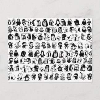 Carte Postale 132 pingouins