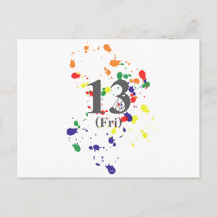 Carte Postale 13e vendredi