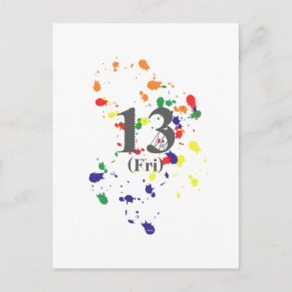 Carte Postale 13ème Vendredi