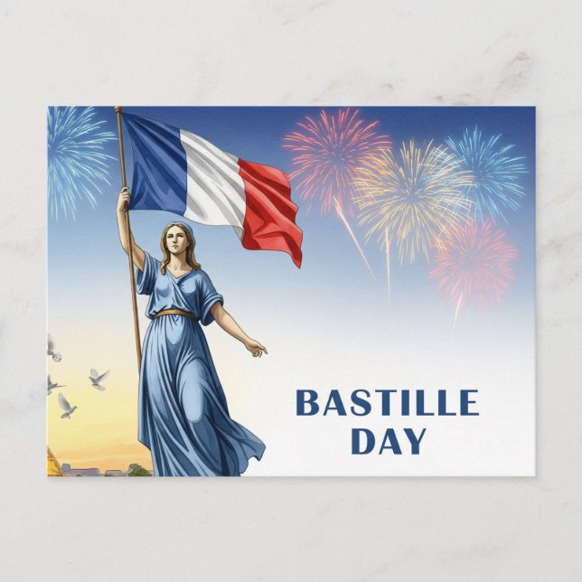 Carte Postale 14 juillet (Devant)