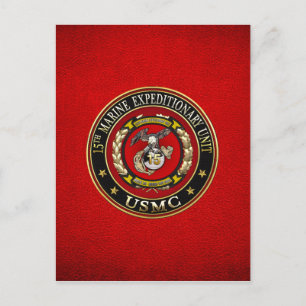 Carte Postale 15e unité expéditionnaire maritime (15e UEM) [3D]