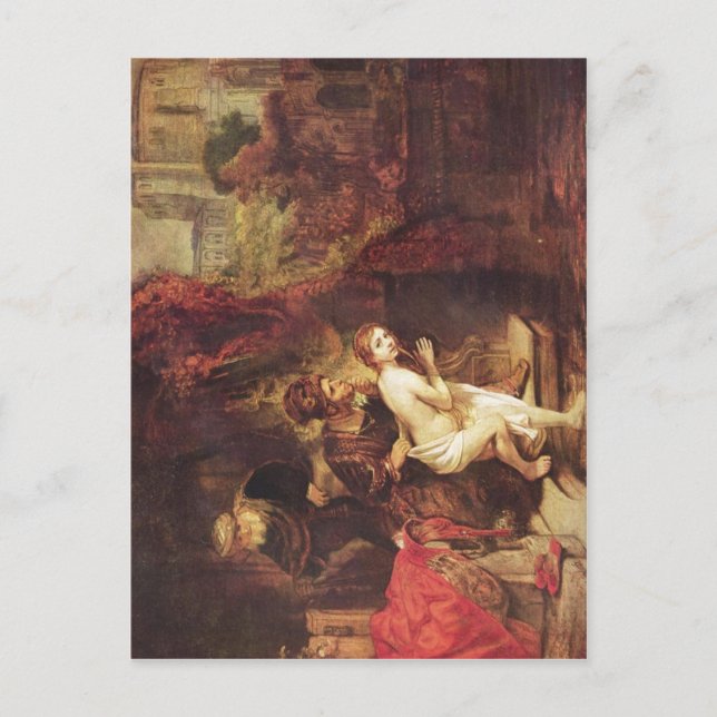 Carte Postale 1647 Rembrandt - Susanna und die beiden Alten Remb (Devant)