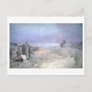 Carte Postale #16 Les Derniers jours de Jan Amos Komensky, Mucha