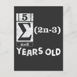 Carte Postale 16e anniversaire Cadeau Math Amour 16 ans