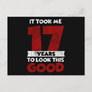 Carte Postale 17 ans Joyeux Anniversaire Me Fait Paraître Beau 1