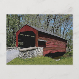 Carte Postale 1856 Covered Bridge