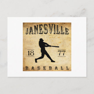 Carte Postale 1877 Janesville Wisconsin Baseball