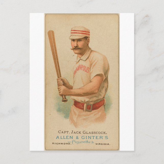 Carte Postale 1887 Capt Jack Glasscock (Devant)