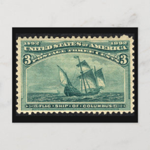 Carte Postale 1893 États-Unis Timbre De Postage