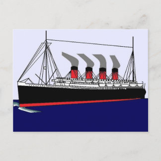 Carte postale 1912 de Paquebot France