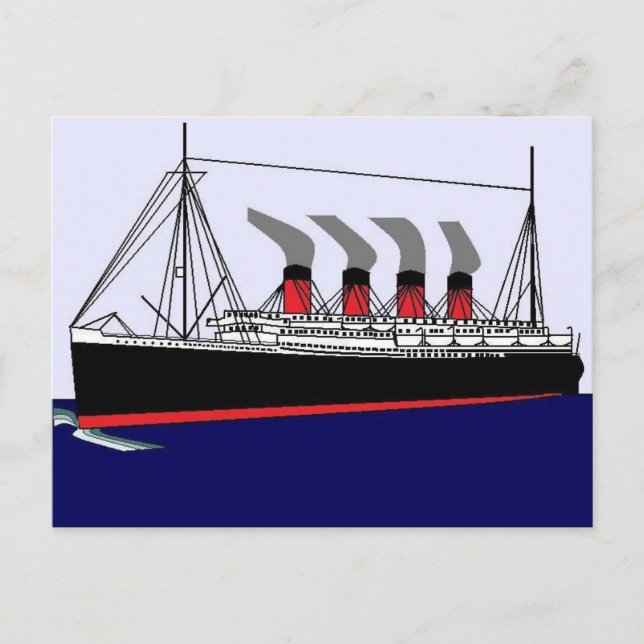 Carte postale 1912 de Paquebot France (Devant)