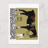 1912 Ludwig Hohlwein Horse Riding Poster Art