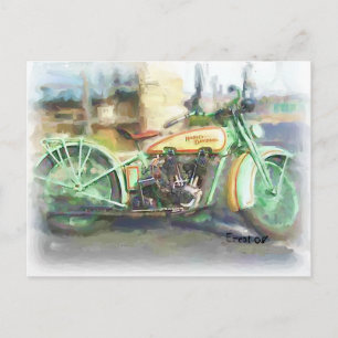Carte Postale 1929 Harley