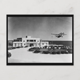Carte Postale 1930 Pan American Airways Terminal, Miami, FL