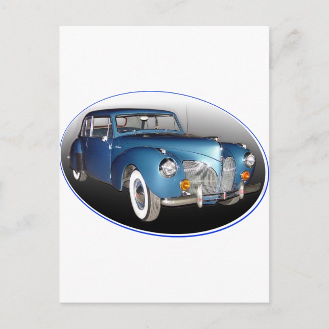 CARTE POSTALE 1941 LINCOLN CONTINENTAL #1 (Devant)