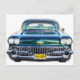 CARTE POSTALE 1958 CADILLAC
