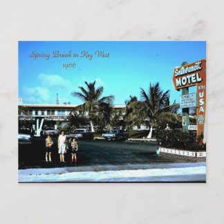Carte Postale 1966 le motel le plus le plus au sud Key West,