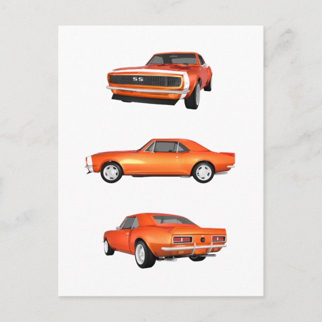 Carte Postale 1967 Camaro SS : (Devant)