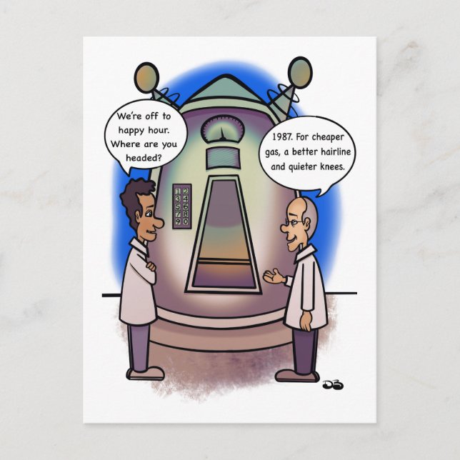 Carte Postale 1987 Retour Dans Le Temps (Devant)