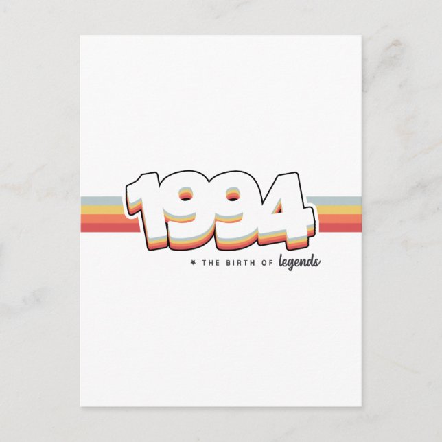 Carte Postale 1994 La naissance des légendes (Devant)
