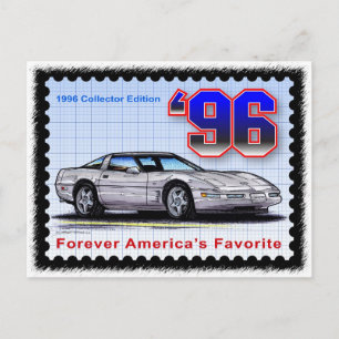 Carte Postale 1996 Edition spéciale Corvette