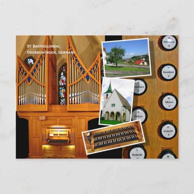 Carte Postale 1999 Vier organ, Oberboihingen (Devant)