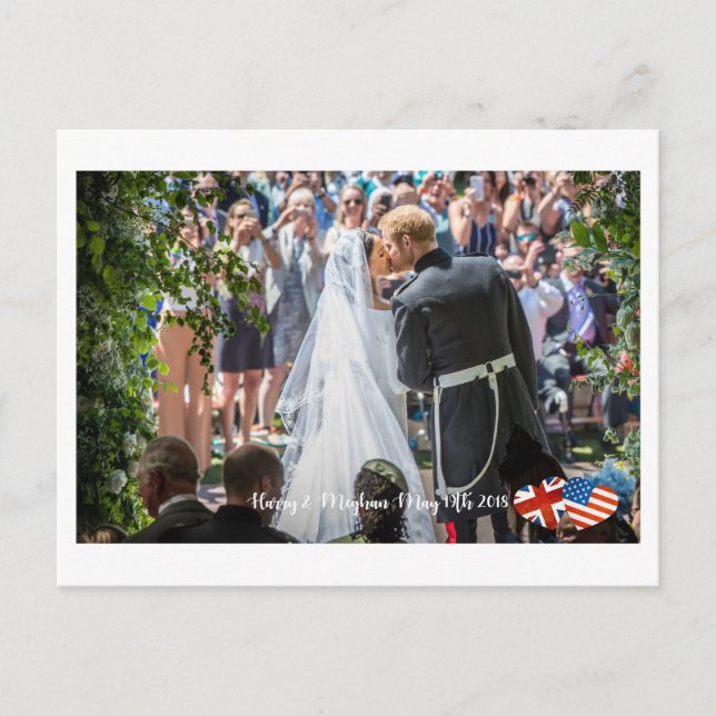 Carte Postale 19 mai 2018 : Quand Harry a épousé Meghan (Devant)