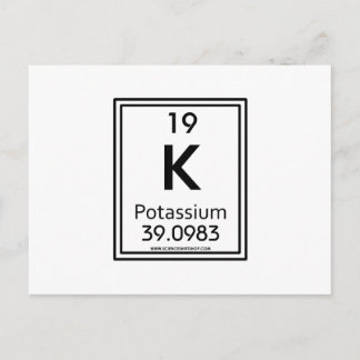 Carte Postale 19 Potassium