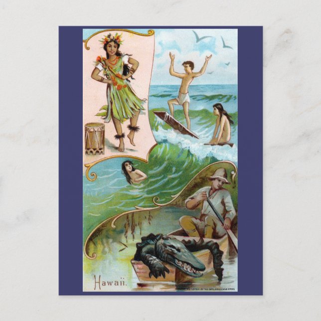 Carte Postale 19e C. Hawaii (Devant)