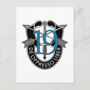 Carte Postale 19e Crest du Groupe des forces spéciales