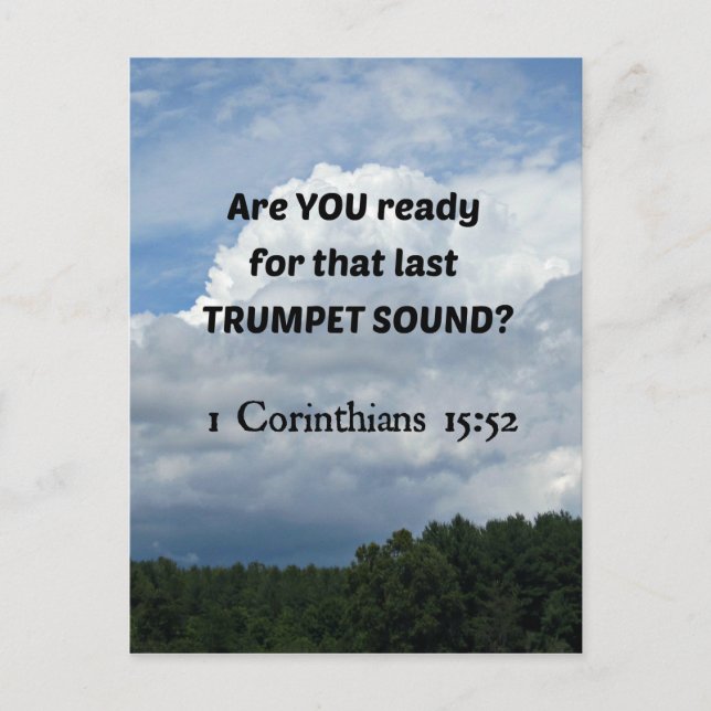 Carte Postale 1 cor 15:52 - The Rapture ! (Devant)
