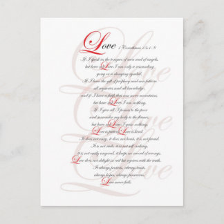 Carte Postale 1 Corinthiens 13