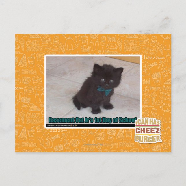 Carte Postale 1er jour de l'école (Devant)