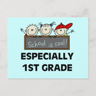 Carte Postale 1ère année scolaire est Cool Tshirts et cadeaux