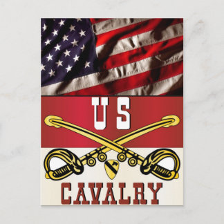 Carte Postale 1re bannière de la division CAVALRY