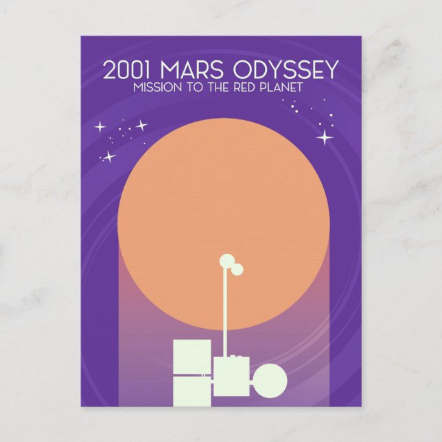 Carte Postale 2001 mars odyssée (Devant)