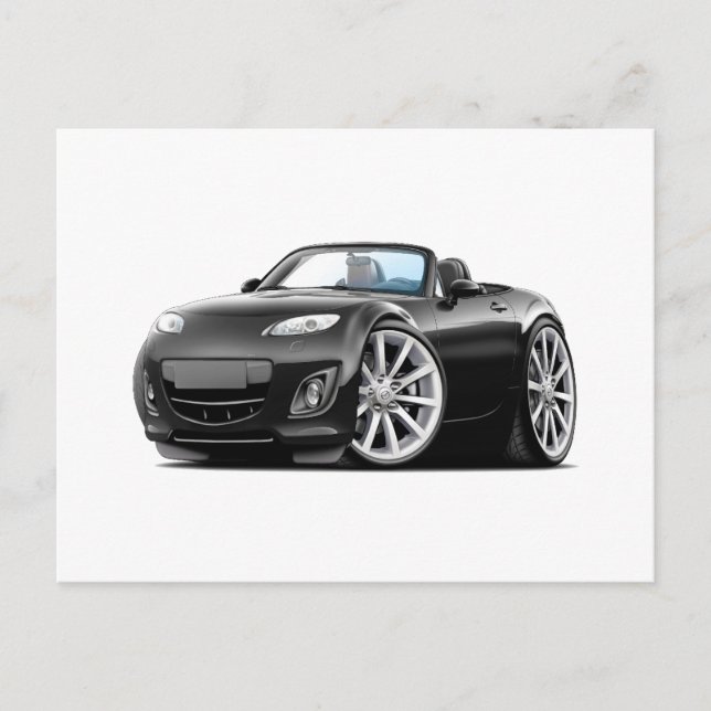 Carte Postale 2009-13 Miata Black Car (Devant)
